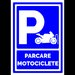 Indicator pentru parcare motocicleta